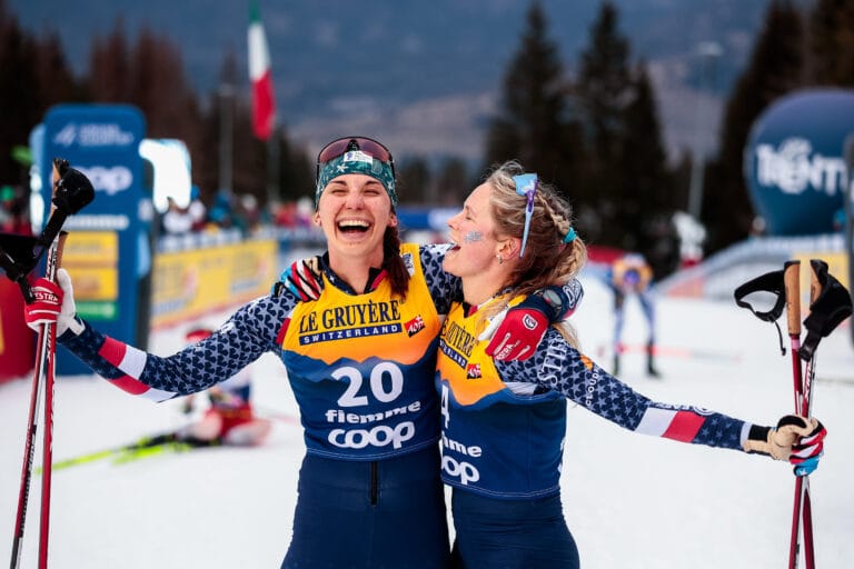 FIS world cup cross-country, tour de ski, Julia Kern and Jessie Diggins